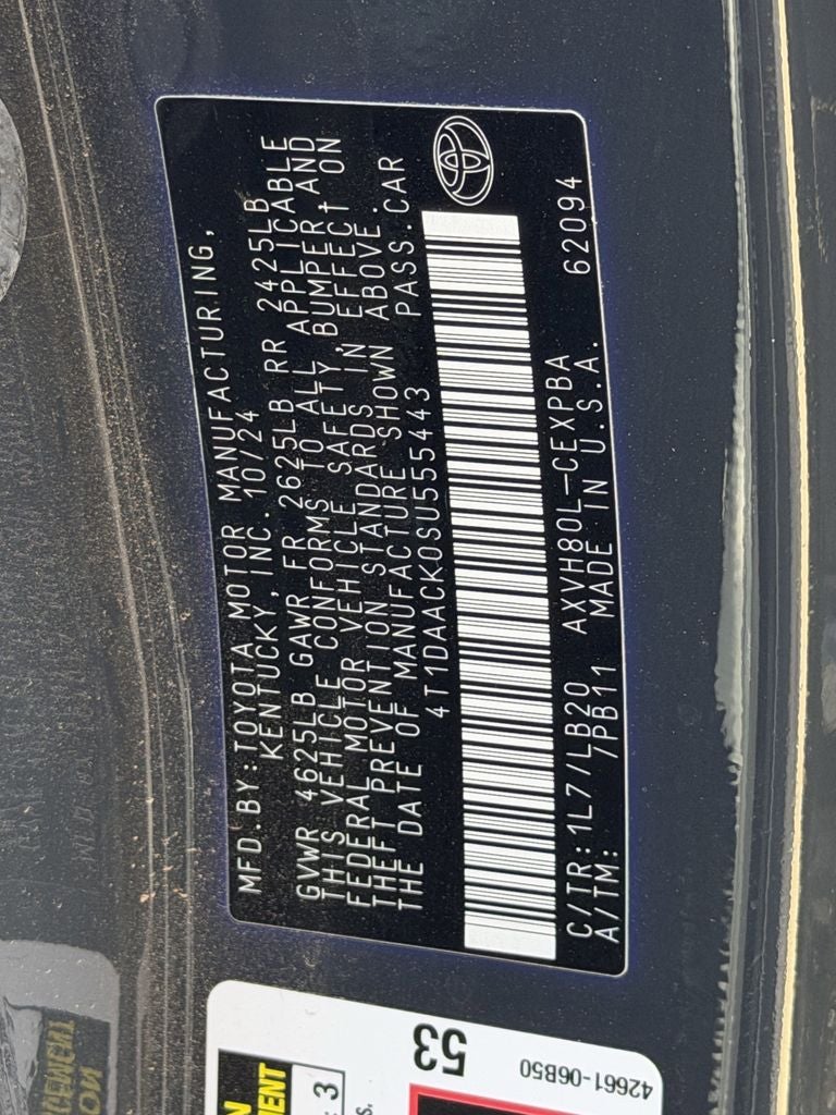 2025 Toyota Camry XSE