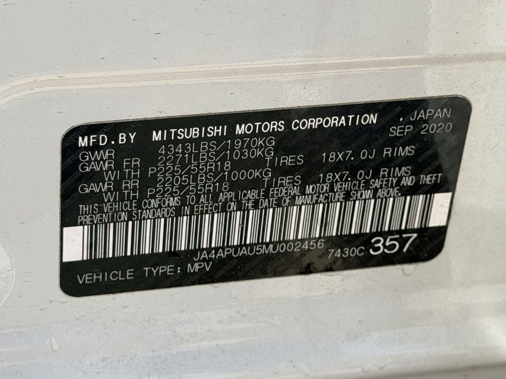 2021 Mitsubishi Outlander Sport 2.0 ES