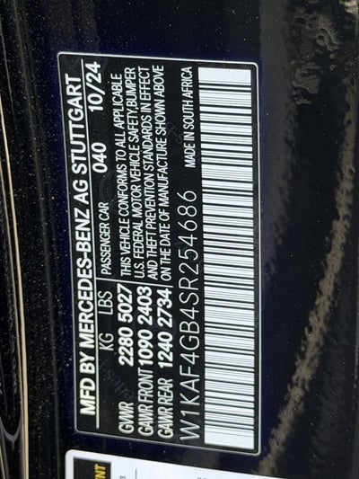 2025 Mercedes-Benz C-Class C 300