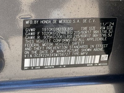 2025 Honda HR-V AWD LX