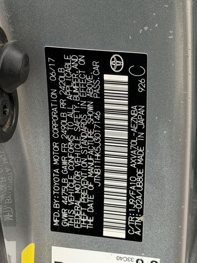 2018 Toyota Camry LE