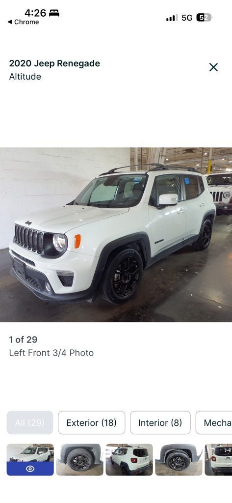 2020 Jeep Renegade Altitude