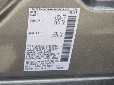 2025 Nissan Altima SV