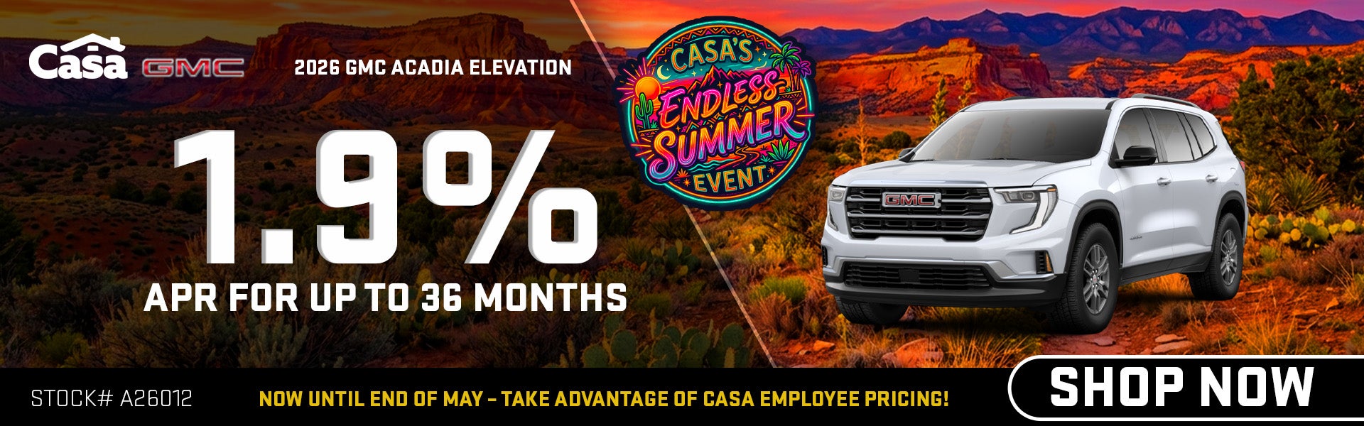2026 GMC Acadia Elevation